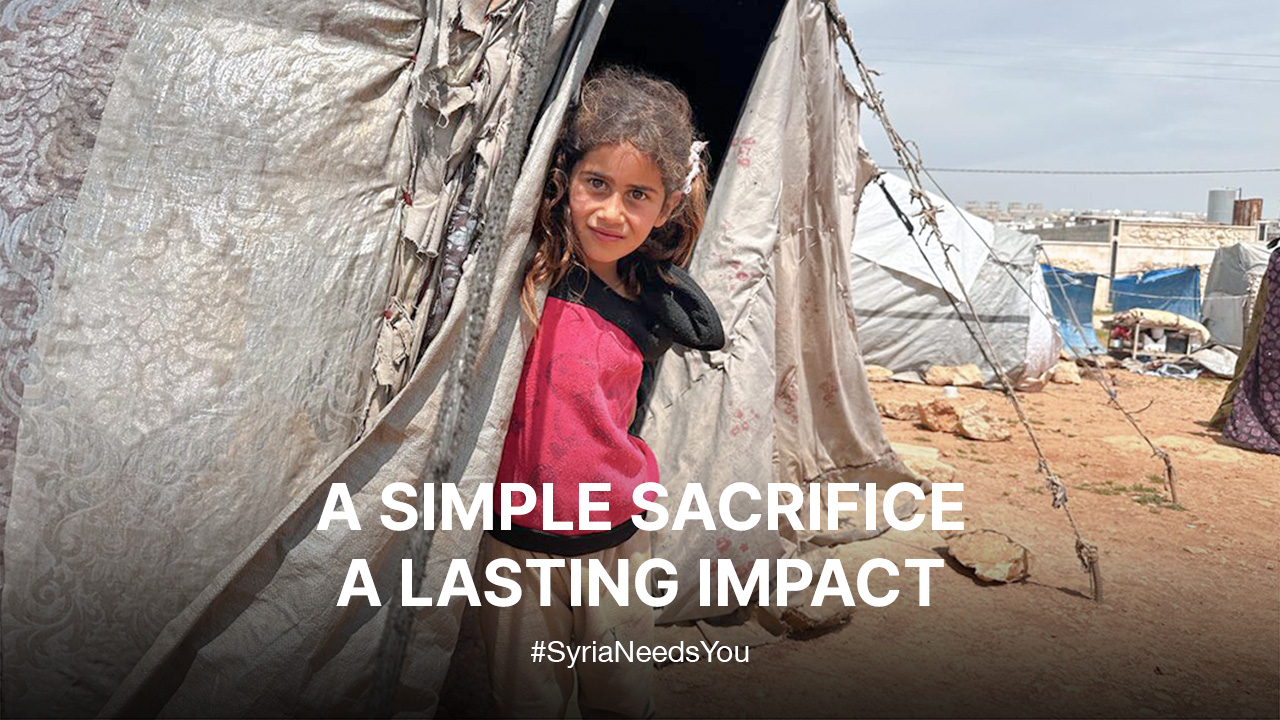 A simple sacrifice. A lasting impact.